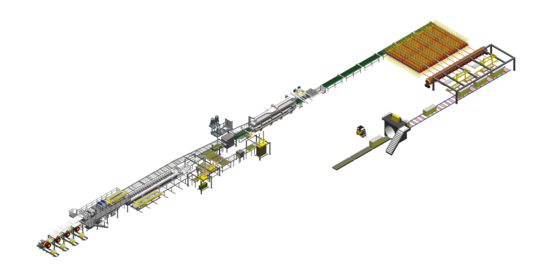 sandwich panel line